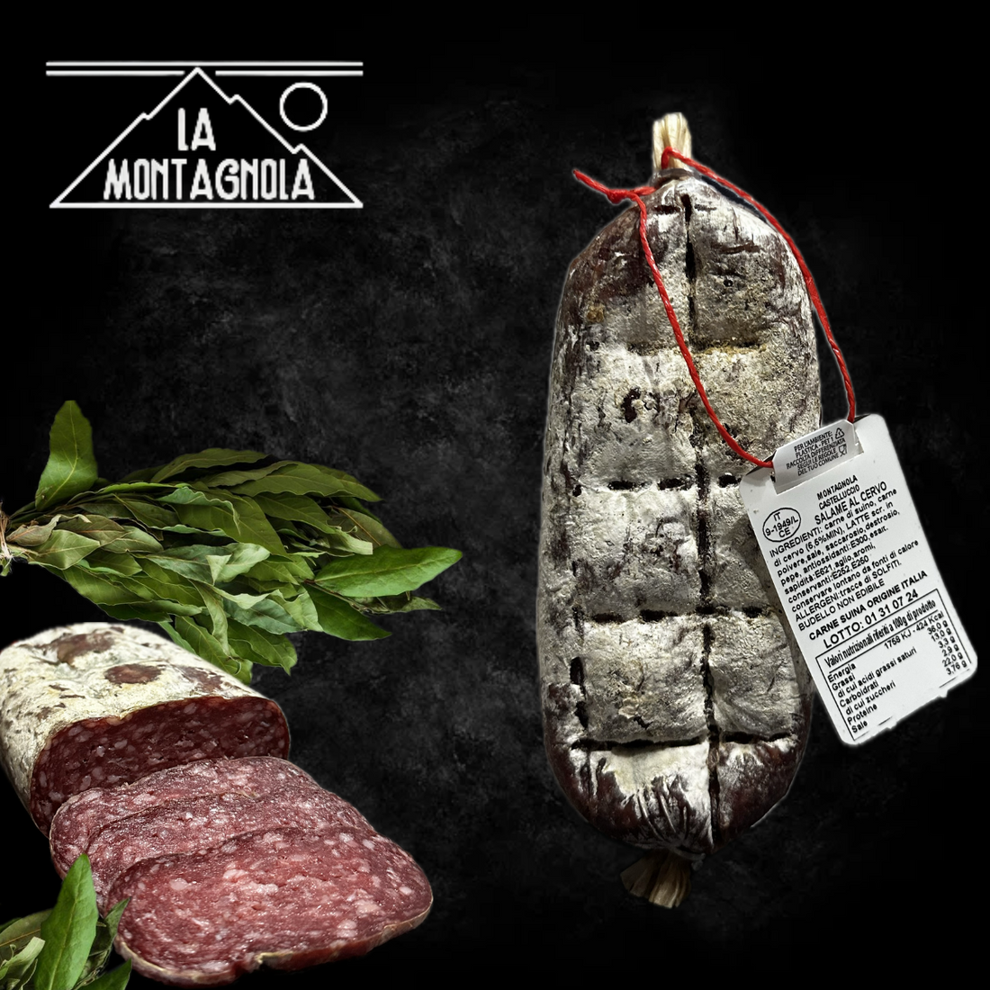 Salame artigianale al Cervo - Norcia