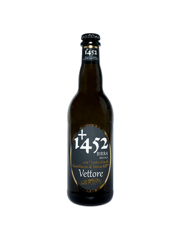 Birra lenticchie IGP Vettore in primo piano