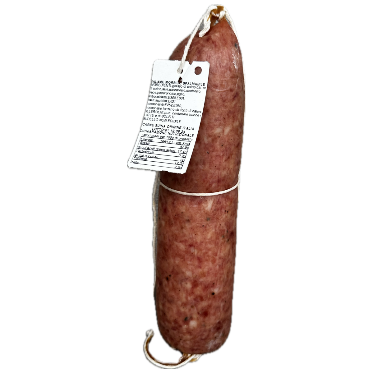 Salame spalmabile La Montagnola, tipico marchigiano con ricetta Umbra