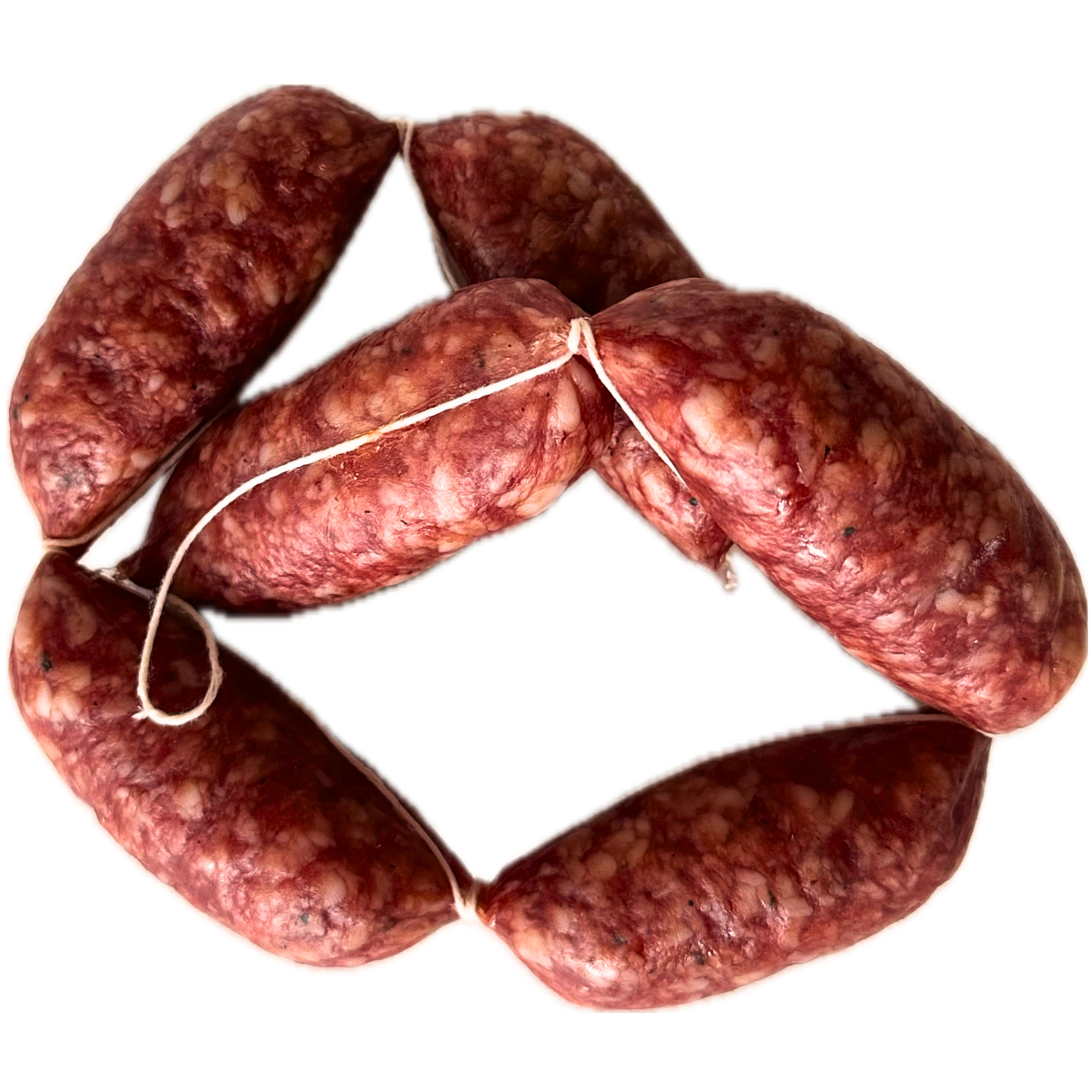 Salsiccette stagionate di maiale, artigianali la Montagnola