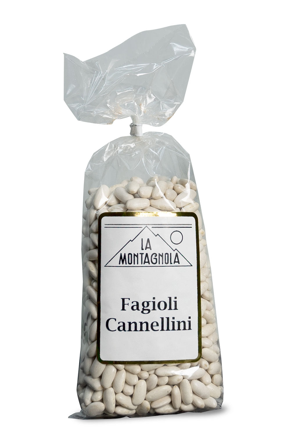 Fagioli cannellini in primo piano, Castelluccio e Norcia