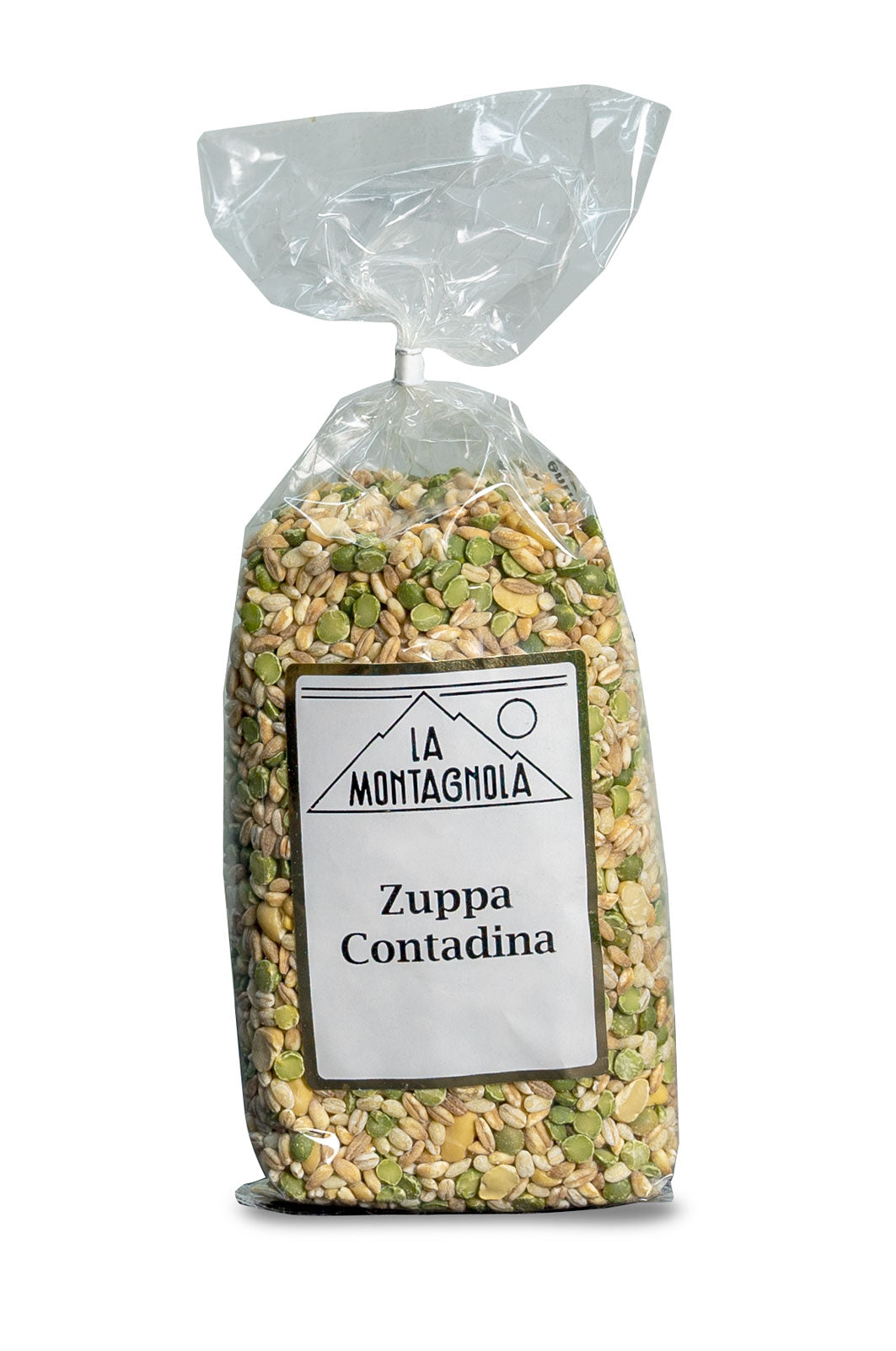 Zuppa Contadina, mix di legumi e cereali Castelluccio, pronta in pochi minuti.